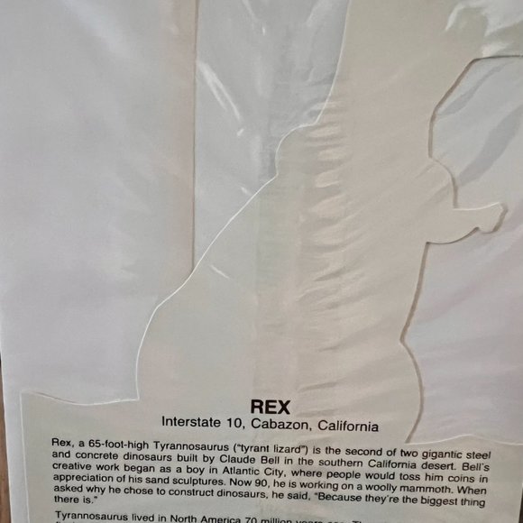 Vintage Rex of Cabazon greeting card with envelope unused in package - Picture 2 of 2